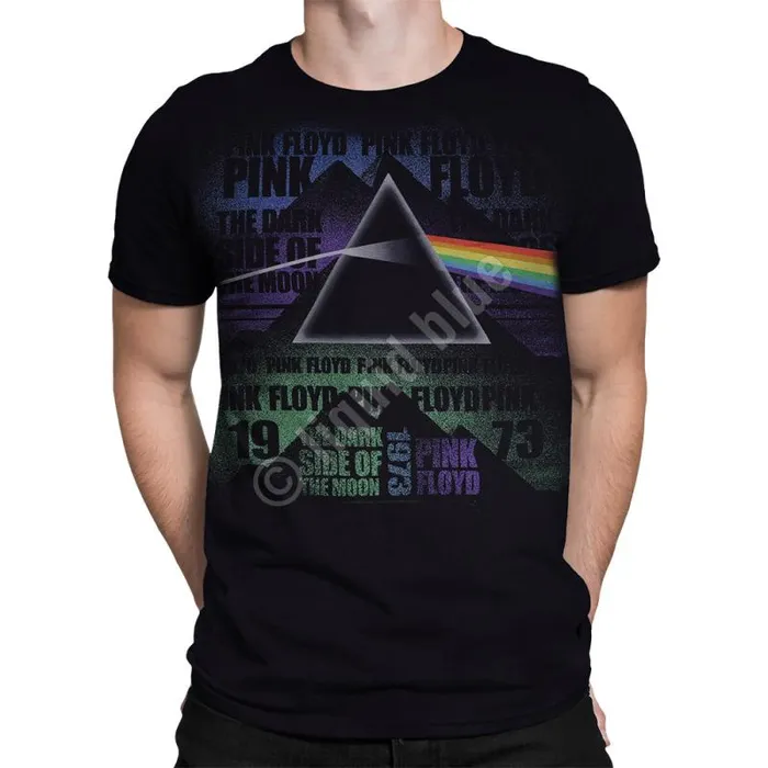 Liquid Blue TShirt Men Dark Side Poster Black TShirt