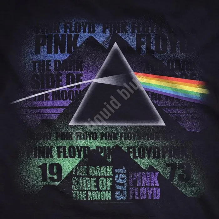 Liquid Blue TShirt Men Dark Side Poster Black TShirt