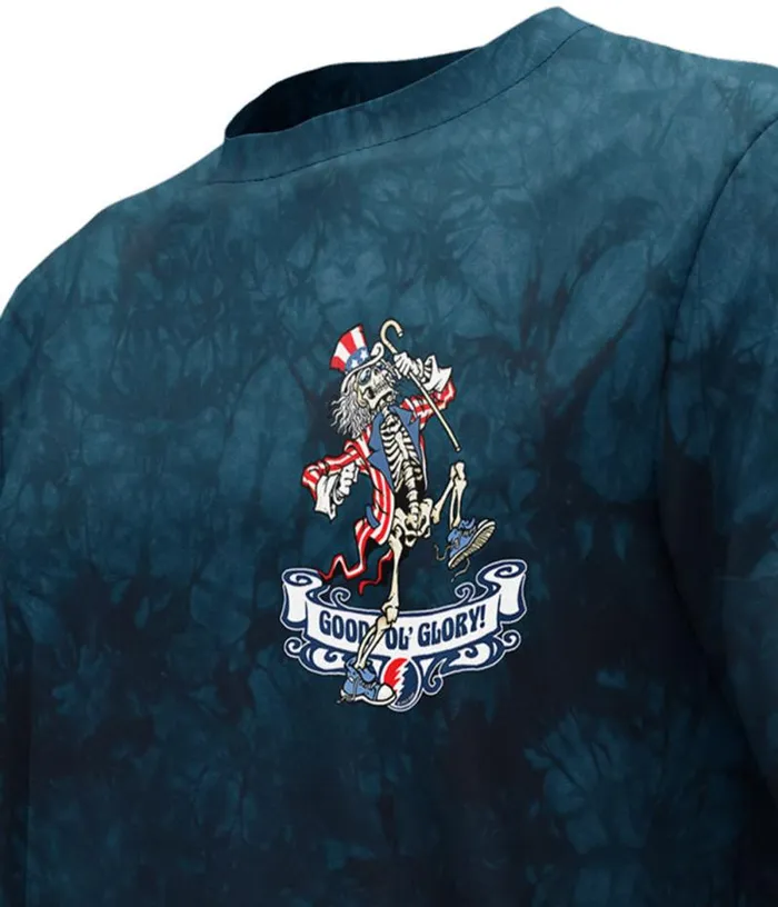 Liquid Blue TShirt Men Good Ol Glory Chest TShirt