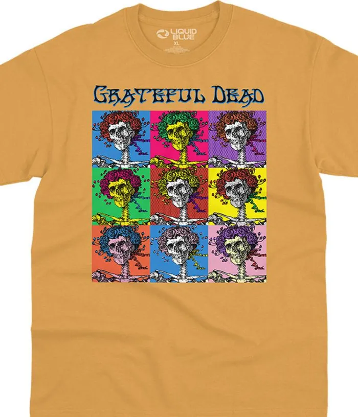 Liquid Blue TShirt Men Hollywood Bertha Gold TShirt