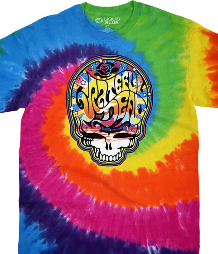 Liquid Blue TShirt Men Mod SYF Spiral TieDye TShirt
