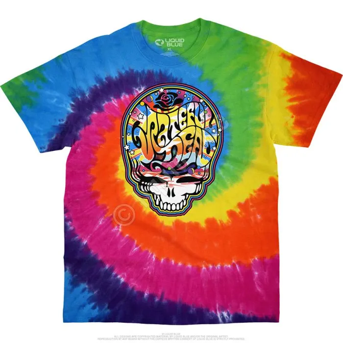 Liquid Blue TShirt Men Mod SYF Spiral TieDye TShirt