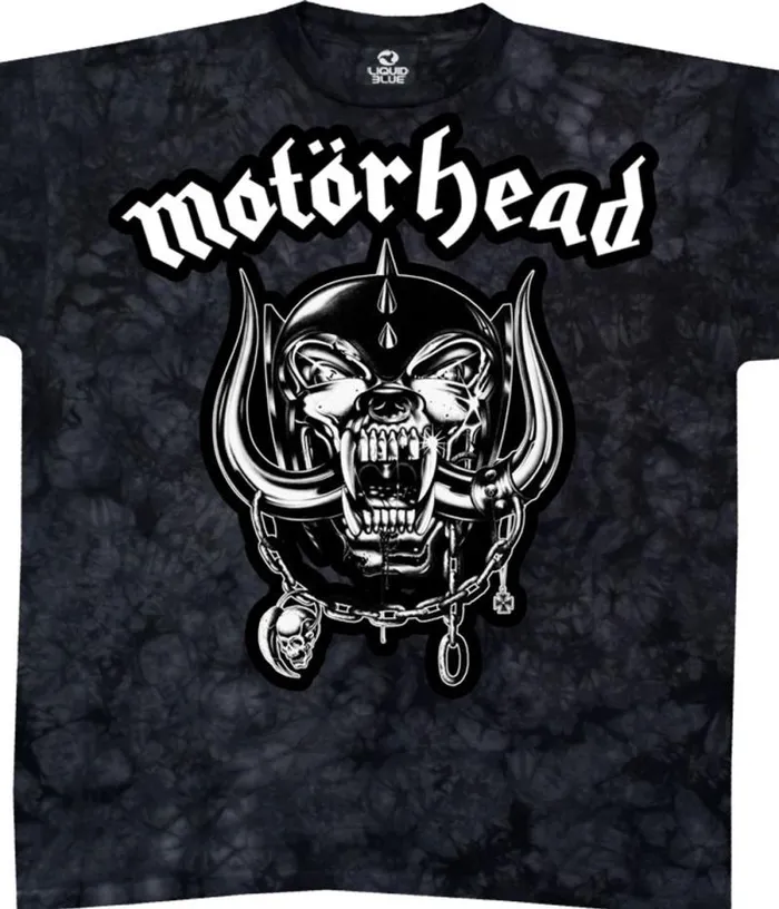 Liquid Blue TShirt Men Motorhead TieDye TShirt