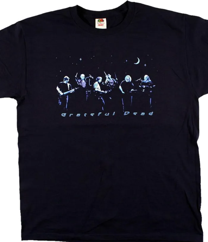Liquid Blue TShirt Men Night Like Forever Navy TShirt