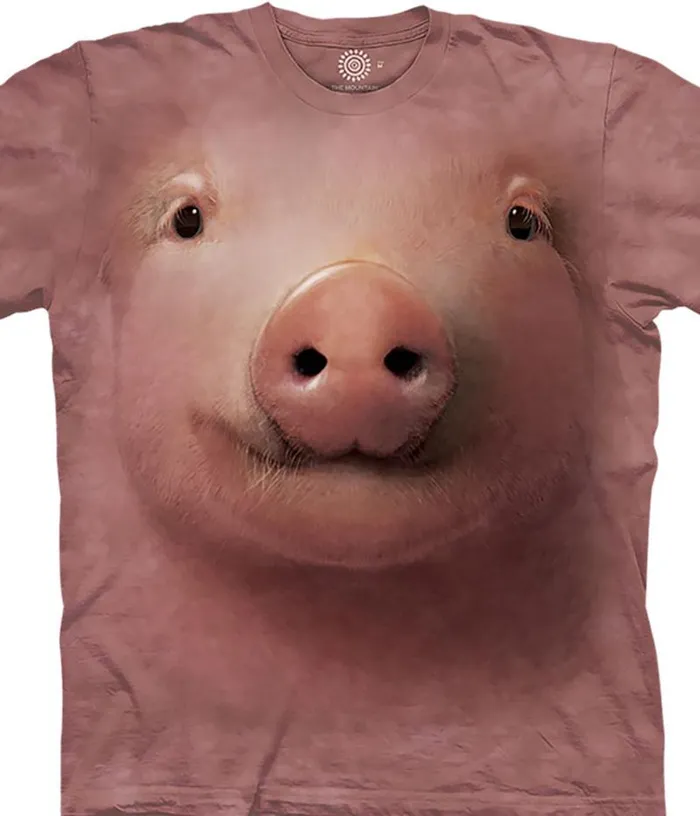 Liquid Blue TShirt Men Pig Face Classic Cotton TShirt