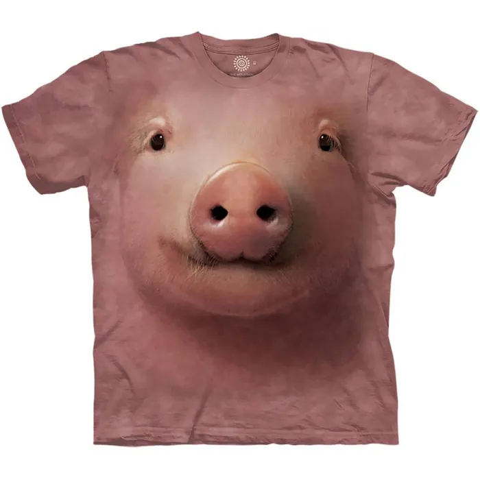 Liquid Blue TShirt Men Pig Face Classic Cotton TShirt