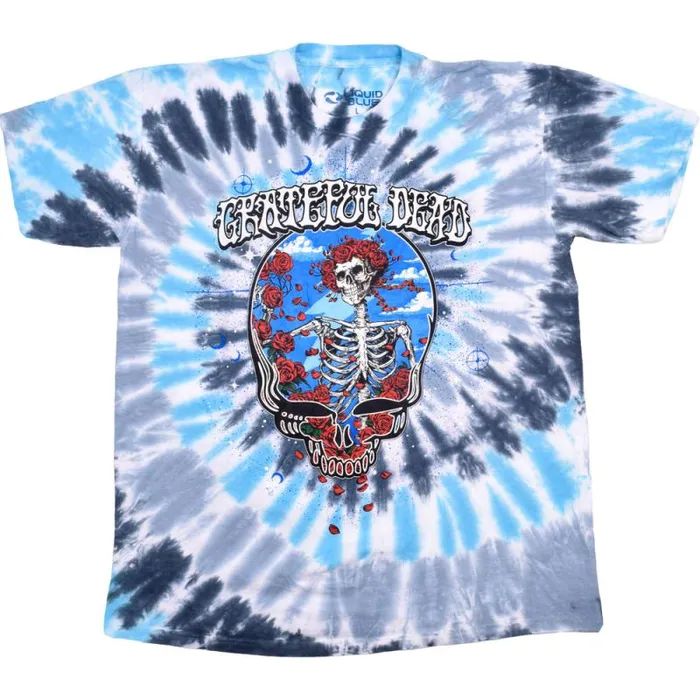 Liquid Blue TShirt Men Steal Your Bertha Spiral TShirt