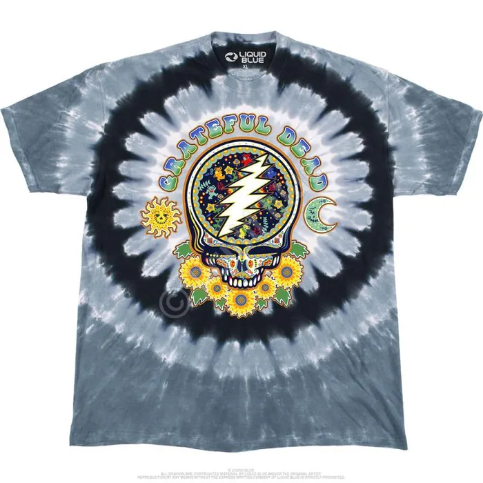 Liquid Blue TShirt Men Steal Your Face Day Of The Dead TShirt