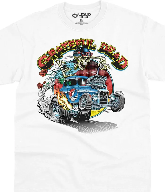 Liquid Blue TShirt Men Steal Your Hot Rod TShirt