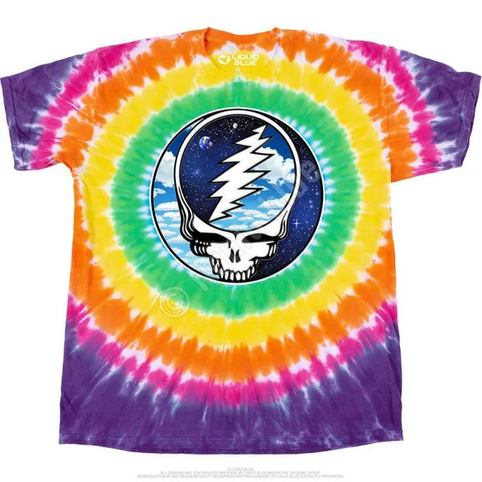 Liquid Blue TShirt Men Steal Your Sky Space TShirt