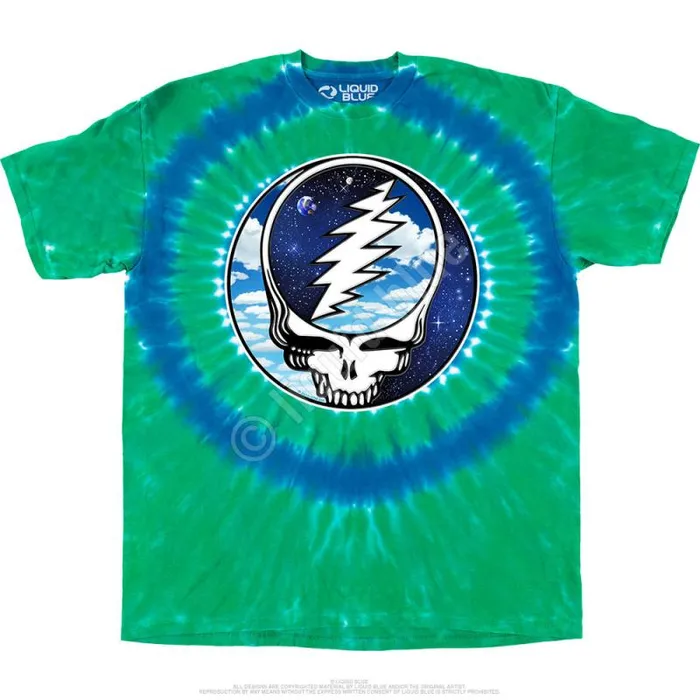 Liquid Blue TShirt Men Steal Your Sky Space TShirt