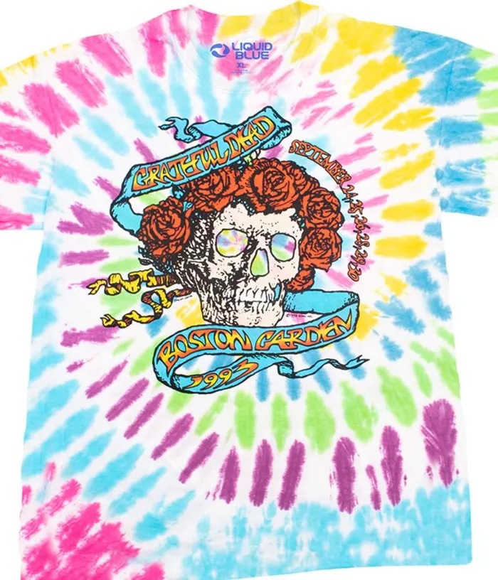 Liquid Blue TShirt Men The Garden 93 TieDye TShirt