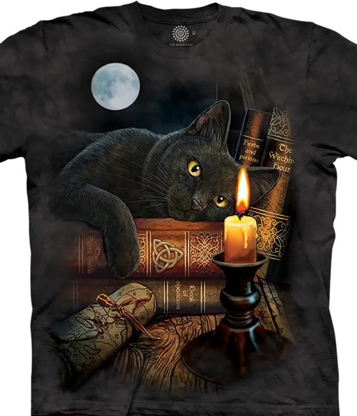 Liquid Blue TShirt Men The Witching Hour Classic Cotton TShirt