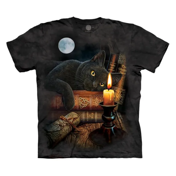 Liquid Blue TShirt Men The Witching Hour Classic Cotton TShirt