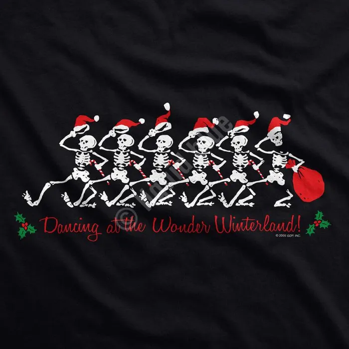 Liquid Blue TShirt Men Wonder Winterland Black TShirt