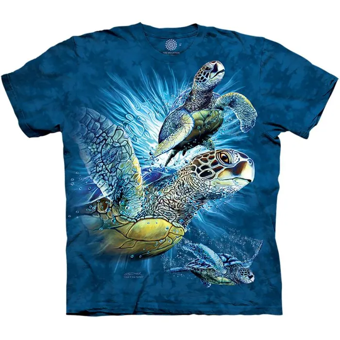 Liquid Blue Youth Kids Find 9 Sea Turtles Kids039 TShirt