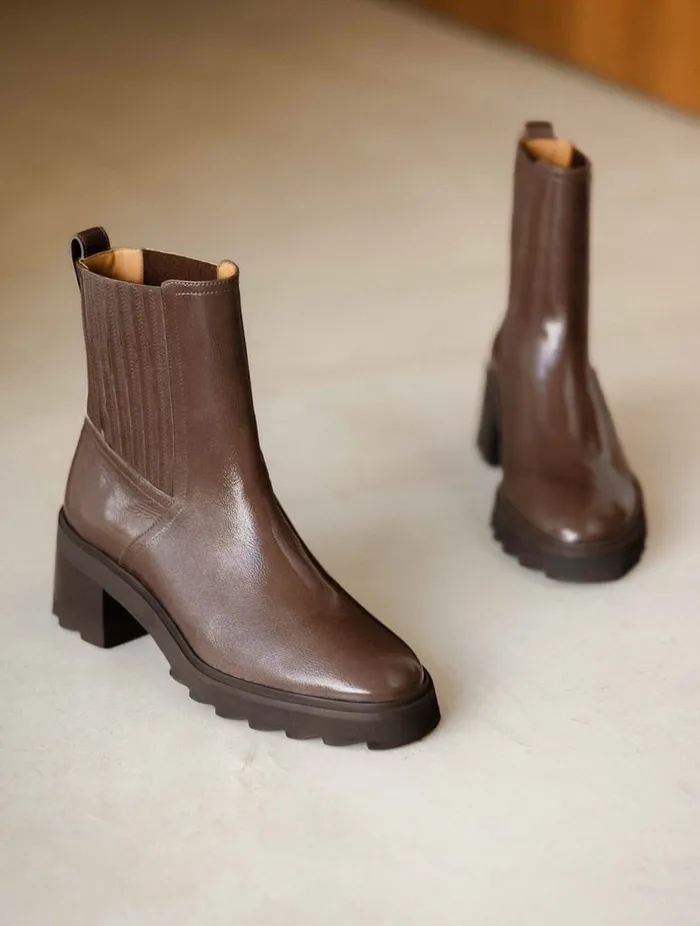 Lison Iced Chocolate Women Bobbies Ankle Boots