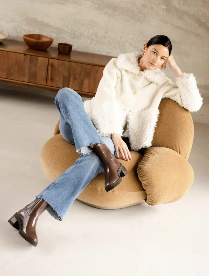 Lison Iced Chocolate Women Bobbies Ankle Boots