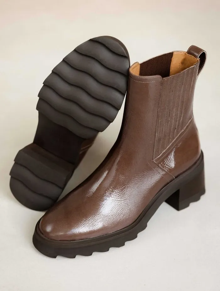 Lison Iced Chocolate Women Bobbies Ankle Boots