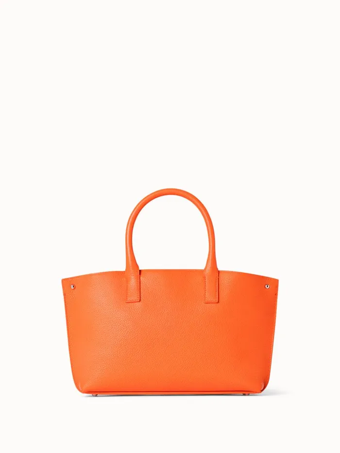 Little Ai Messenger Bag In Leather Zinnia Women Akris Top Handle Bags