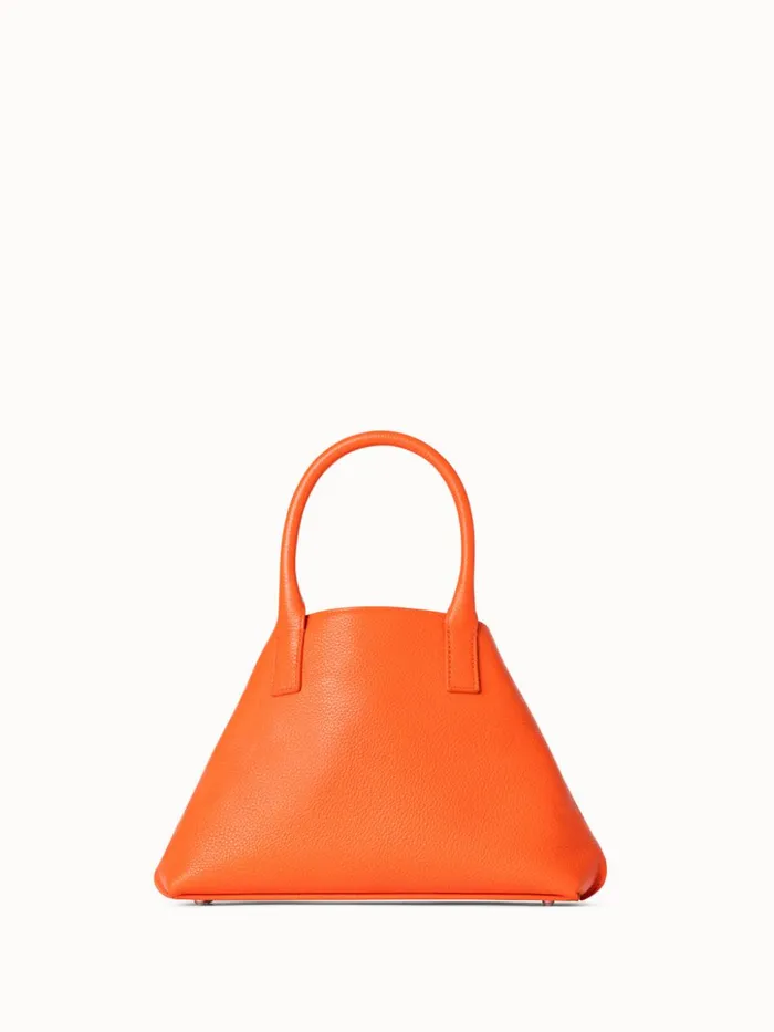 Little Ai Messenger Bag In Leather Zinnia Women Akris Top Handle Bags