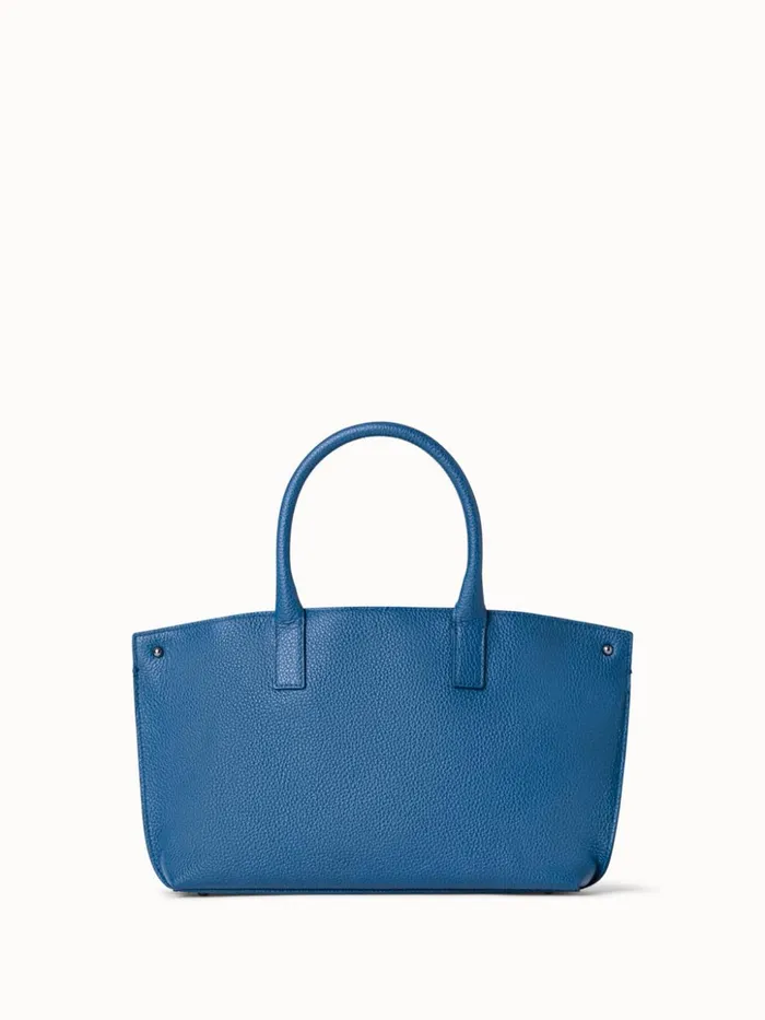Little Ai Top Handle Bag In Cervocalf Leather Pacific Women Akris Top Handle Bags