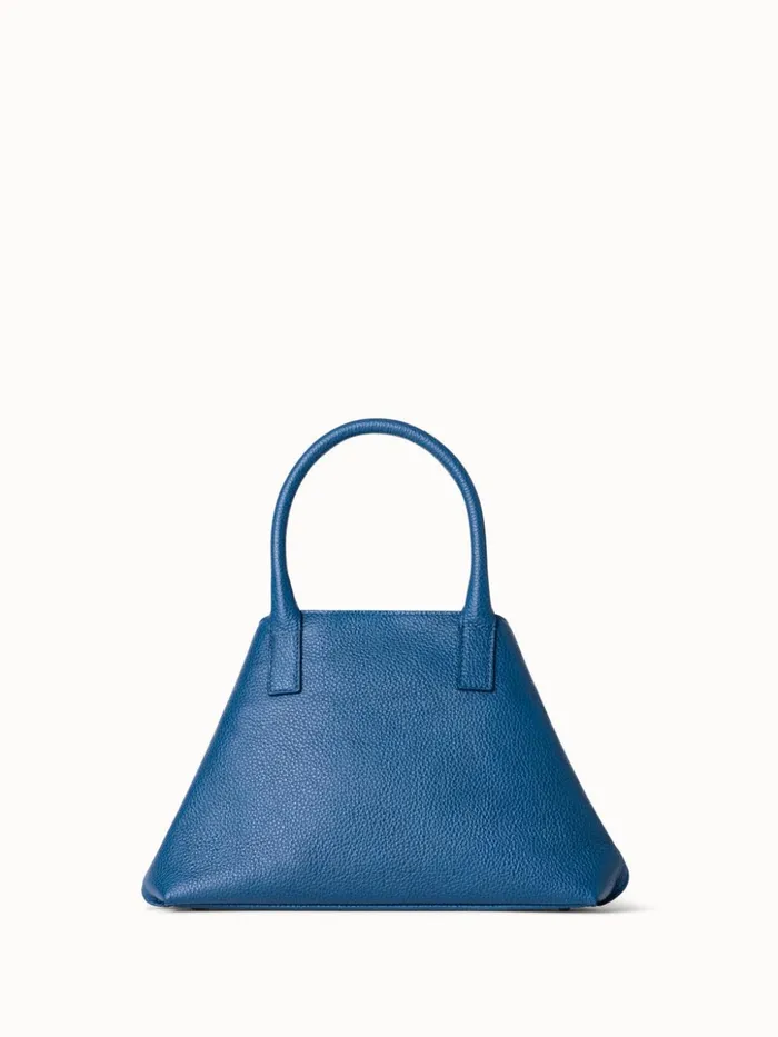 Little Ai Top Handle Bag In Cervocalf Leather Pacific Women Akris Top Handle Bags