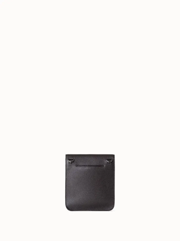 Little Anouk Messenger In Calf Leather Mocca Women Akris Crossbody Bags
