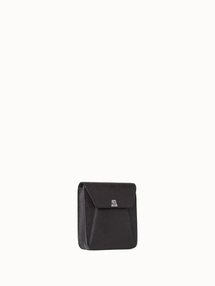 Little Anouk Messenger In Calf Leather Mocca Women Akris Crossbody Bags