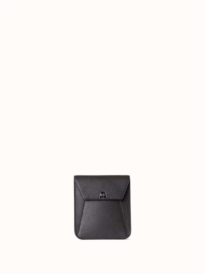 Little Anouk Messenger In Calf Leather Mocca Women Akris Crossbody Bags