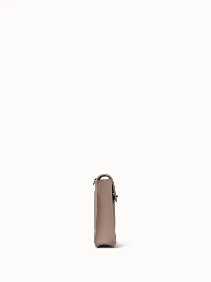 Little Anouk Messenger In Calf Leather Taupe Women Akris Crossbody Bags