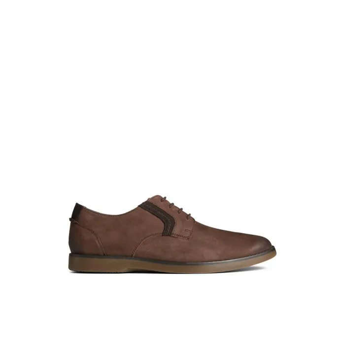 Loafers and Oxfords Men Sperry Newman Oxford Dress Shoe Brown Leather Nubuck