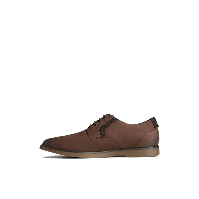 Loafers and Oxfords Men Sperry Newman Oxford Dress Shoe Brown Leather Nubuck