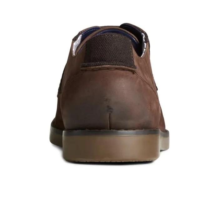 Loafers and Oxfords Men Sperry Newman Oxford Dress Shoe Brown Leather Nubuck