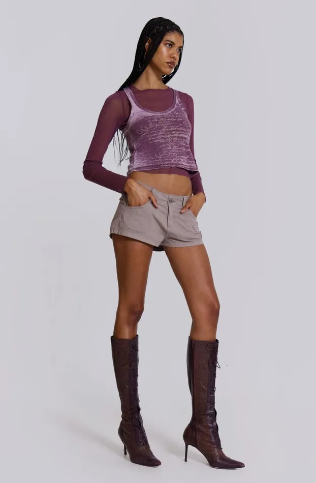 Long Sleeve Tops Women Jaded London Lia Top In Magenta