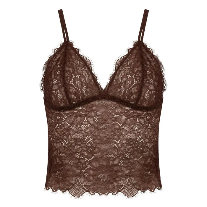 Love Stories Cup A To D Dawn Long Bralette Dark Brown 8211 Women