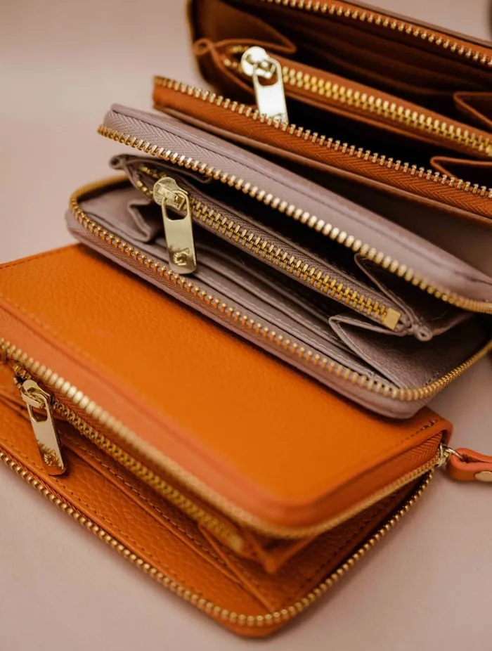 Mabillon Amber Camel Women Bobbies Small Leather Goods Mabillon Amber Camel Women Bobbies Small Leather Goods