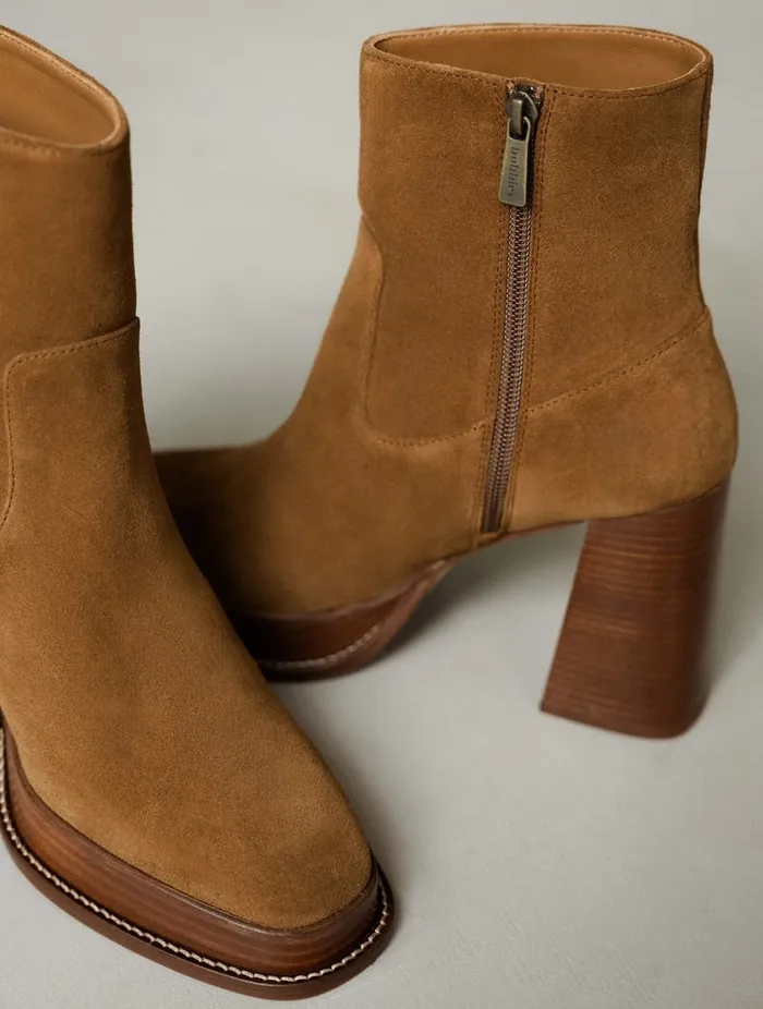 Marnie Camel Women Bobbies Ankle Boots
