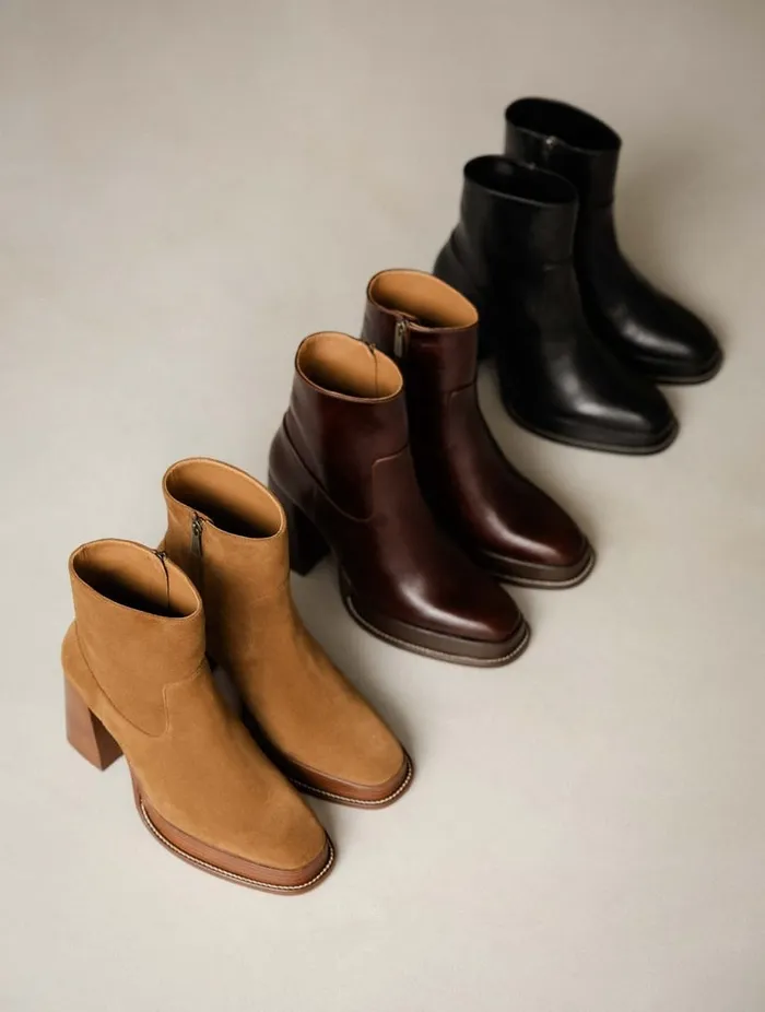 Marnie Camel Women Bobbies Ankle Boots
