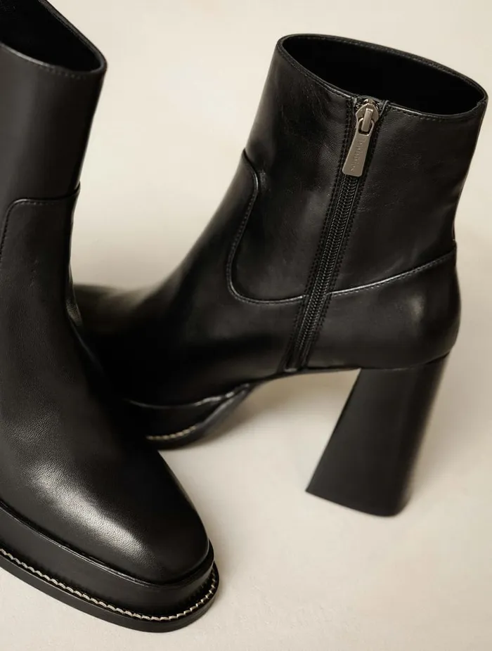 Marnie Passion Black Women Bobbies Ankle Boots