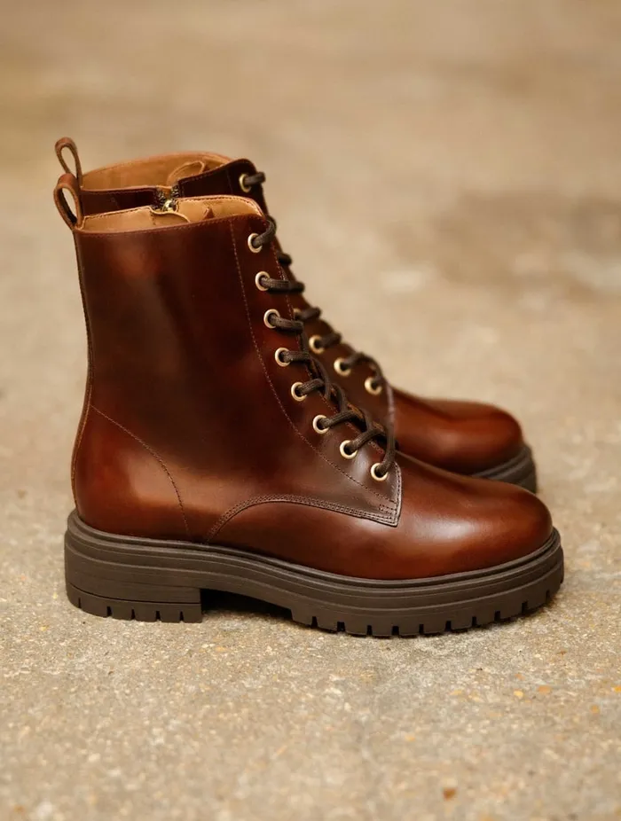 Max Coffee Liqueur Women Bobbies Ankle Boots