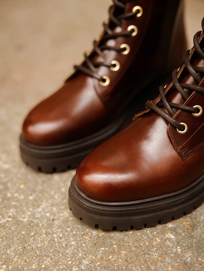 Max Coffee Liqueur Women Bobbies Ankle Boots