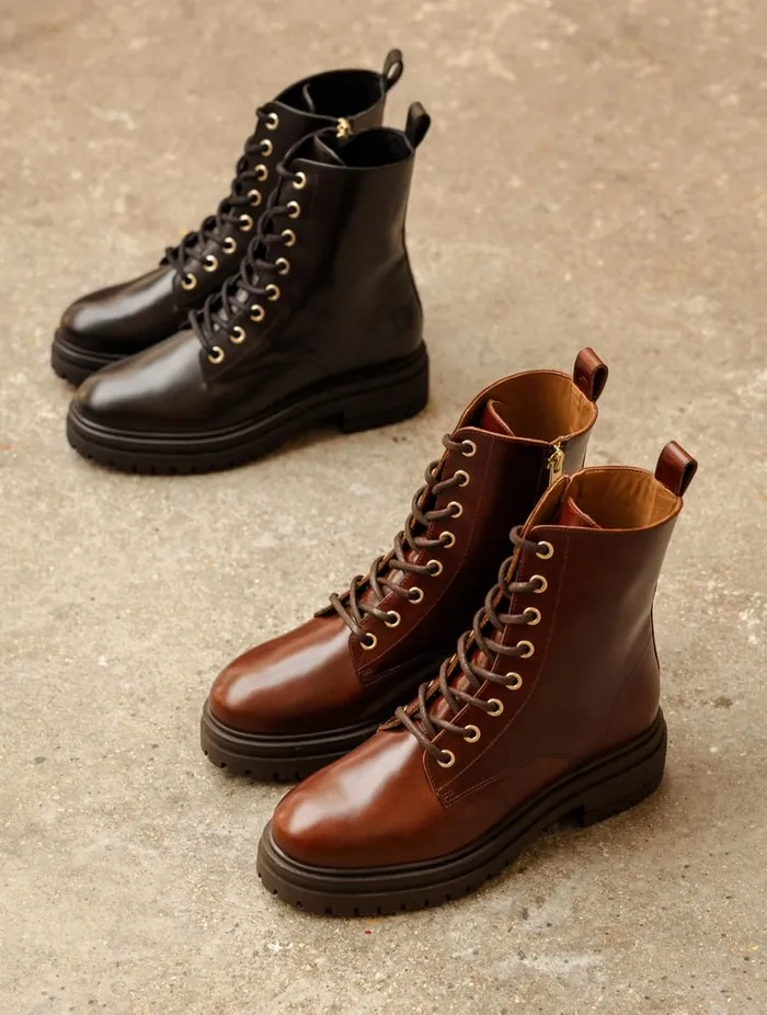 Max Coffee Liqueur Women Bobbies Ankle Boots