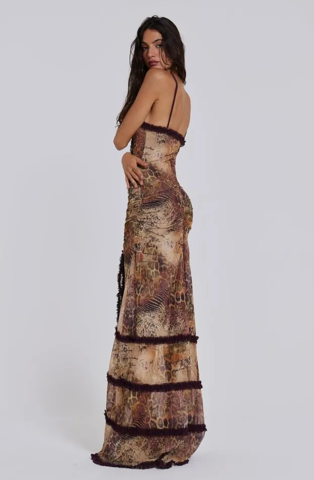 Maxi Dresses Women Jaded London Fatale Maxi Dress In Sunrose
