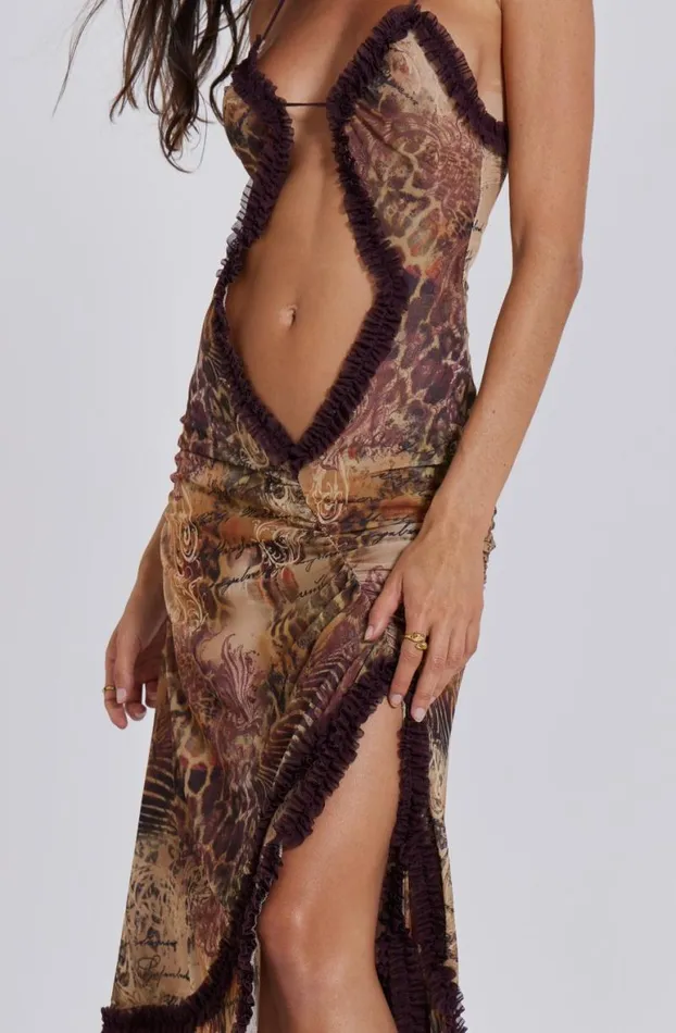 Maxi Dresses Women Jaded London Fatale Maxi Dress In Sunrose