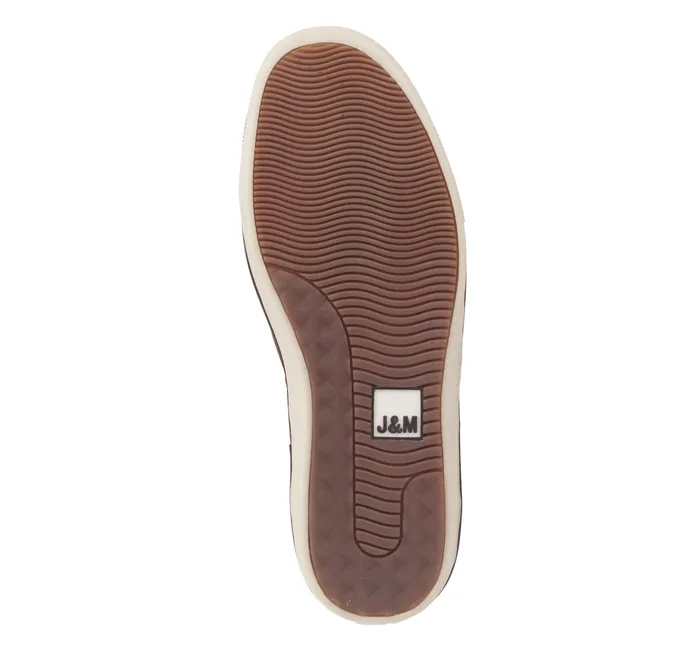 McGuffey Woven SlipOn Tan Full Grain Leather Sneakers Johnston and Murphy Men