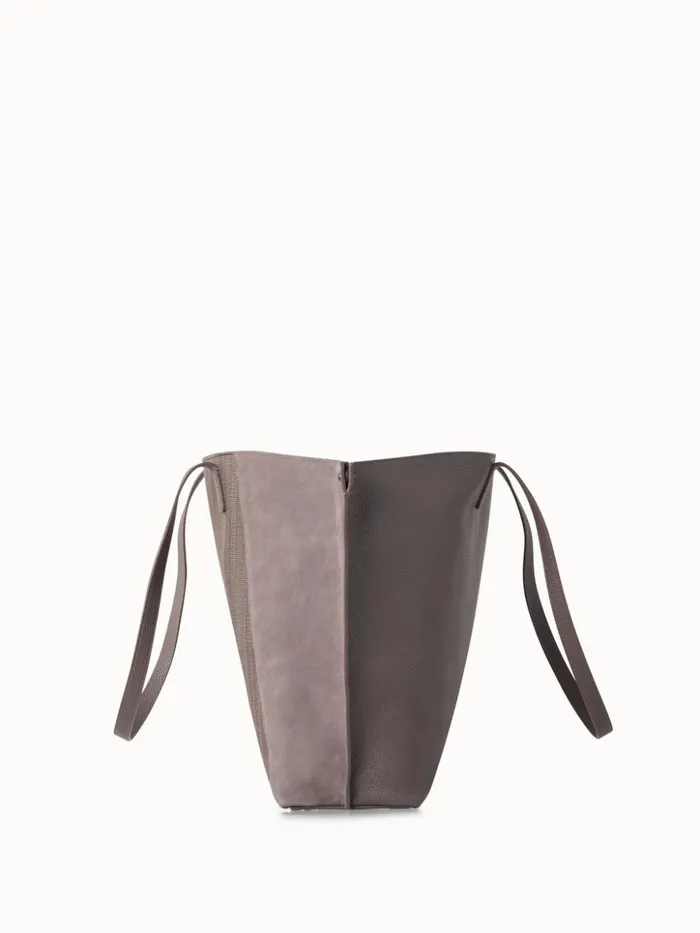 Medium Ai Shoulder Bag In Horsehair And Leather Taiga Women Akris Tote Bags