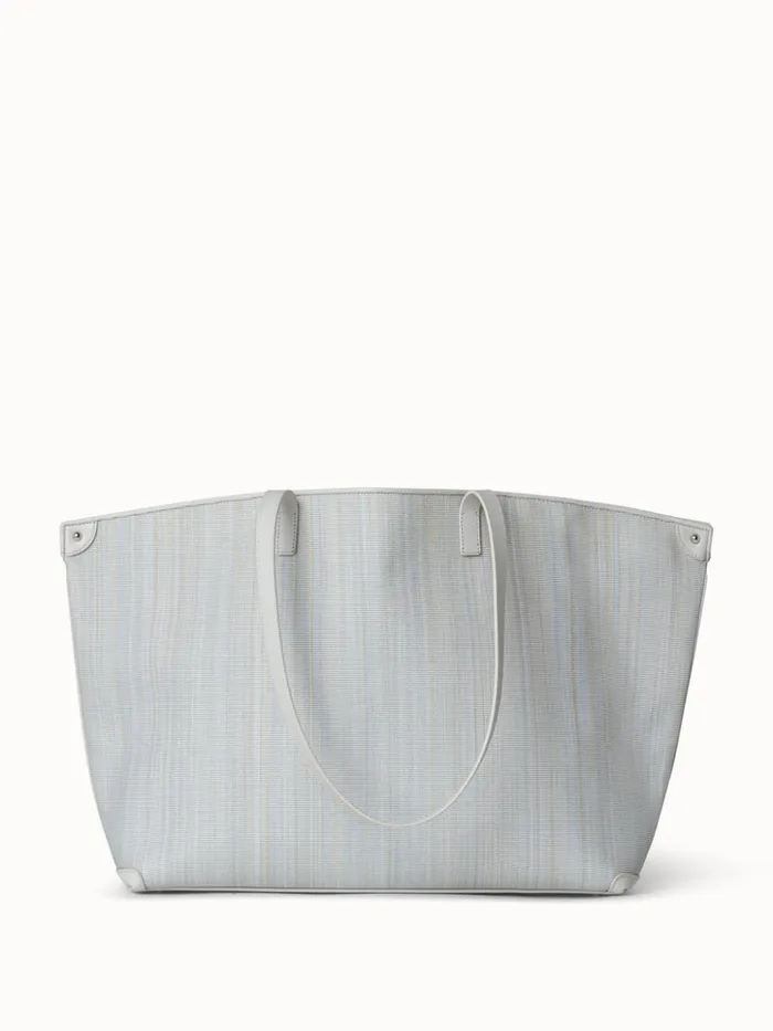 Medium Ai Shoulder Bag In Horsehair Leblancnoir Women Akris Tote Bags