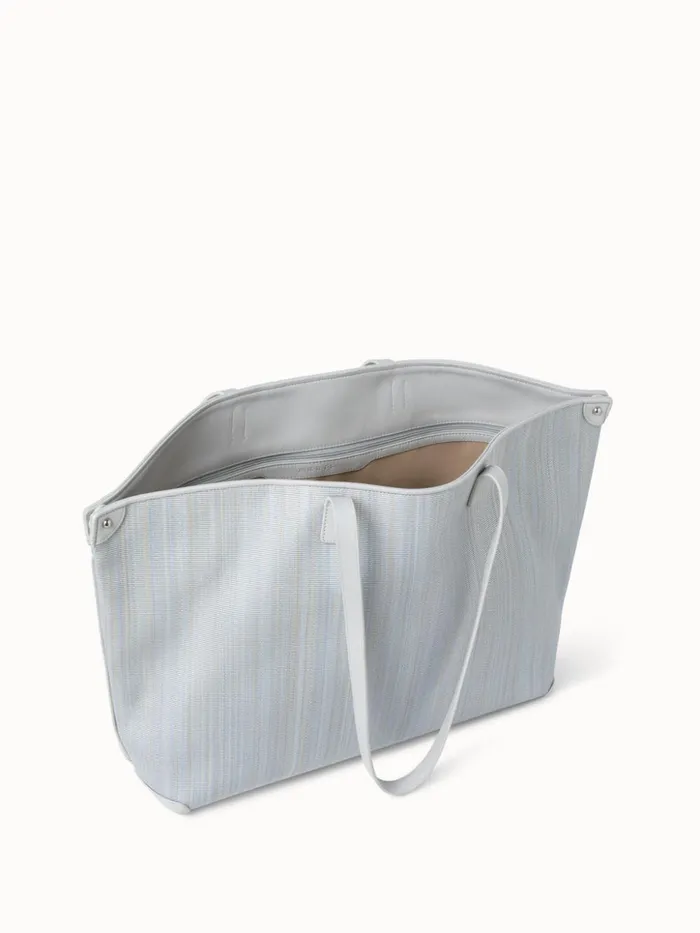 Medium Ai Shoulder Bag In Horsehair Leblancnoir Women Akris Tote Bags