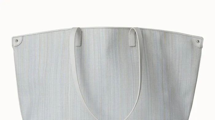 Medium Ai Shoulder Bag In Horsehair Leblancnoir Women Akris Tote Bags